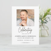 Photo Celebration of Life Funeral Memorial  Kaart (Staand voorkant)