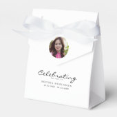 Photo Celebration of Life  Memorial Keepsake Bedankdoosjes (Voorkant Zijde)