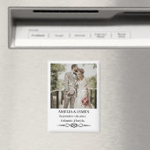 Photo Celtic Knot Wedding Save the Date Magnet (Insitu (Vaatwasser))