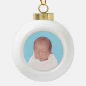 Photo Ceramic Ball Ornament (Voorkant)