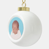 Photo Ceramic Ball Ornament (Rechts)