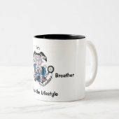 Photo Chick Diver Tweekleurige Koffiemok (Voorkant rechts)