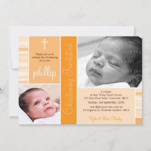 PHOTO CHRISTENING INVITES :: essence 8L Kaart