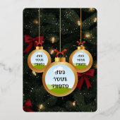 Photo Christmas Card Folie Feestdagenkaart (Voorkant)