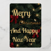 Photo Christmas Card Folie Feestdagenkaart (Achterkant)