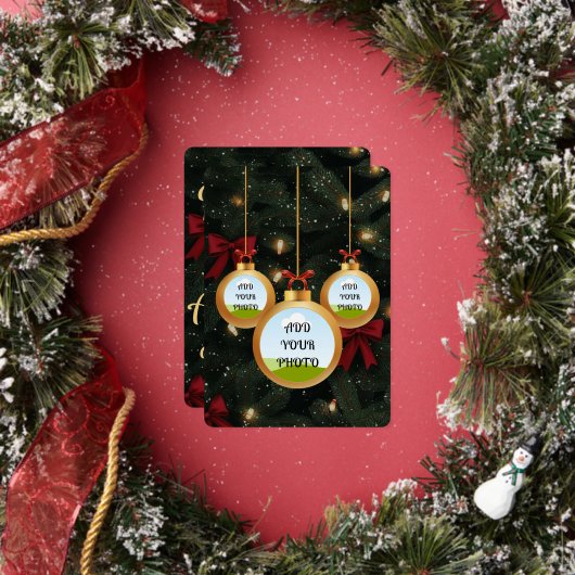 Photo Christmas Card Folie Feestdagenkaart (Insitu)