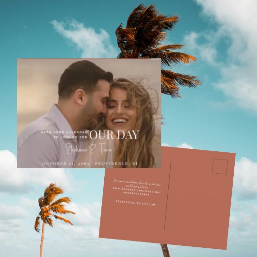 Photo Cinnamon Markeer uw kalender voor onze dag Briefkaart