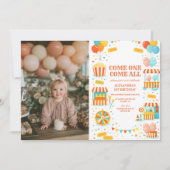 Photo Classic Carnival Storybook Birthday Kaart (Voorkant)