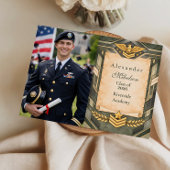 Photo Classic Military Graduation Ceremony Aankondiging
