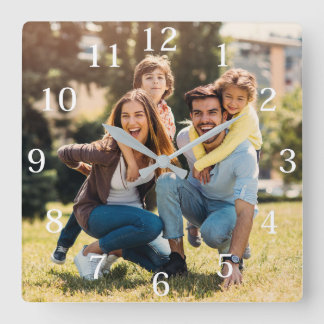 Photo Clock Vierkante Klok