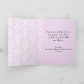 Photo Collage 3 Afbeelding Moederdag gepersonalise Kaart (Binnen)