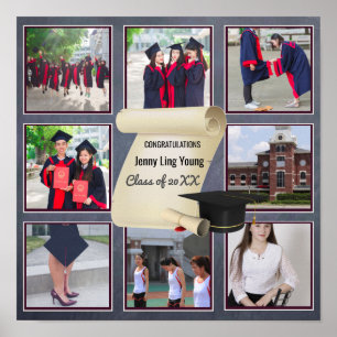 Photo Collage Afstuderen Keepomwille Instagram Nam Poster