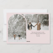 Photo Collage Arch Merry Christmas Vintage Feestdagenkaart (Achterkant)