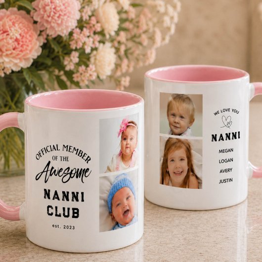 Photo Collage Awesome NANNI Mug Mok