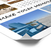 Photo Collage Calendar 2019 | Uw Gezegde Poster (Hoek)