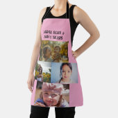 PHOTO COLLAGE CUSTOM KITCHEN APRON FOR MOM SCHORT (Insitu)