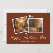 Photo Collage Happy Valentine’s Day  Feestdagenkaart (Voorkant)