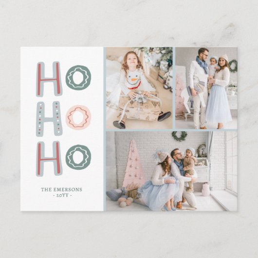 Photo Collage Holiday Briefkaart (Voorkant)