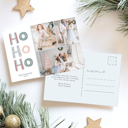 Photo Collage Holiday Briefkaart