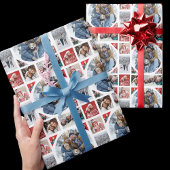 Photo Collage Holiday Cadeaupapier