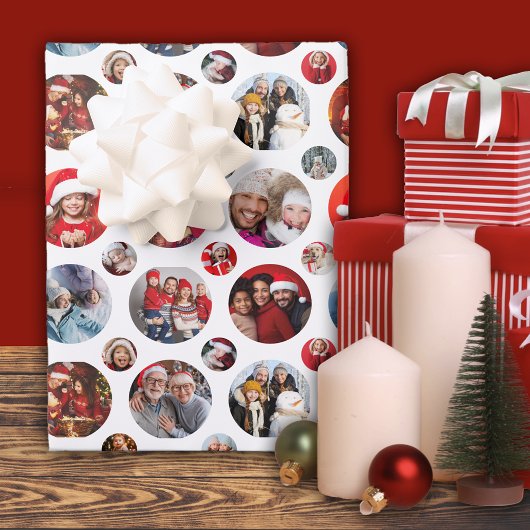 Photo Collage Holiday Inpakpapier Vel