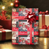 Photo Collage Kerstinpakpapier Cadeaupapier