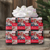 Photo Collage Kerstinpakpapier Cadeaupapier