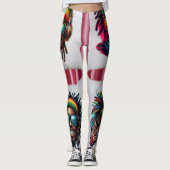 Photo Collage  Leggings (Voorkant)