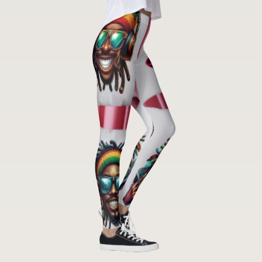 Photo Collage  Leggings (Rechts)