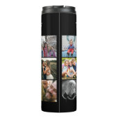 Photo Collage Love Script Thermosbeker (Achterkant)