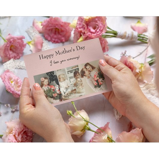 Photo Collage & Message - Personalized Gift |  Briefkaart