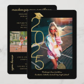 Photo Collage Modern 2025 Afstuderen Open Huis Aankondiging (Voorkant / Achterkant)