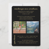 Photo Collage Modern 2025 Afstuderen Open Huis Aankondiging (Achterkant)