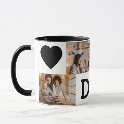 Photo Collage Mok – 8Photos | Perfecte Vaderdag (Links)