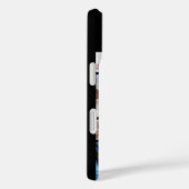 Photo Collage Monogram 17 Foto's Zwart Case-Mate iPhone Case (Achterkant / Rechts)