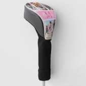 Photo Collage Pink Monogram Golfheadcover (Schuin)