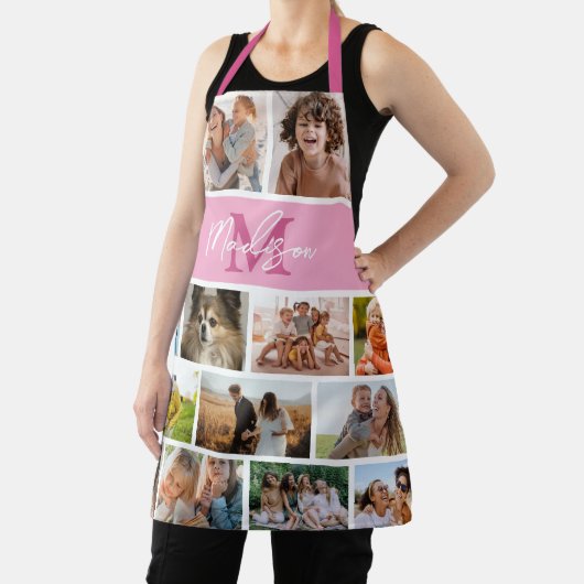 Photo Collage Pink Monogram Schort (Insitu)