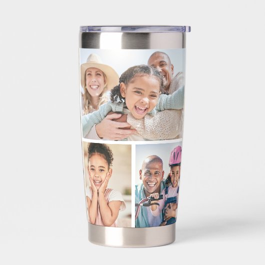 Photo Collage Simple Elegant Picture Geïsoleerde Drinkbeker (Links)