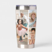 Photo Collage Simple Elegant Picture Geïsoleerde Drinkbeker (Voorkant)