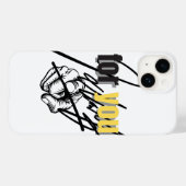 Photo Collage Trendy Moderne iPhone Case (Achterkant (horizontaal))