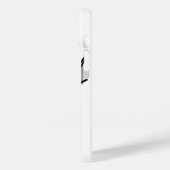 Photo Collage Trendy Moderne iPhone Case (Achterkant / Links)