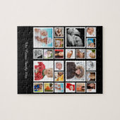 Photo Collage unieke gepersonaliseerde DIY Legpuzzel (Horizontaal)