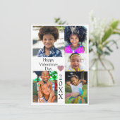 Photo Collage Valentines Heart Custom Year (Staand voorkant)