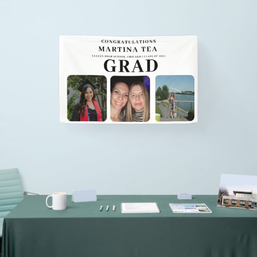 Photo Collage Welkom Afstuderen Banner (Beurs)