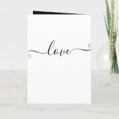 Photo Collage Zwart Trouwprogramma Programma (Achterkant)