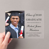 Photo College Afstuderen Acryl Aankondiging (Insitu (Draagbaar))