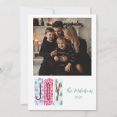 Photo Colorful Joy Christmas Feestdagenkaart (Voorkant)