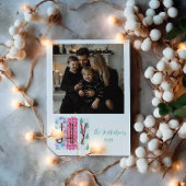 Photo Colorful Joy Christmas Feestdagenkaart