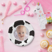Photo Cow Print Birthday Papieren Bordje (Feest)