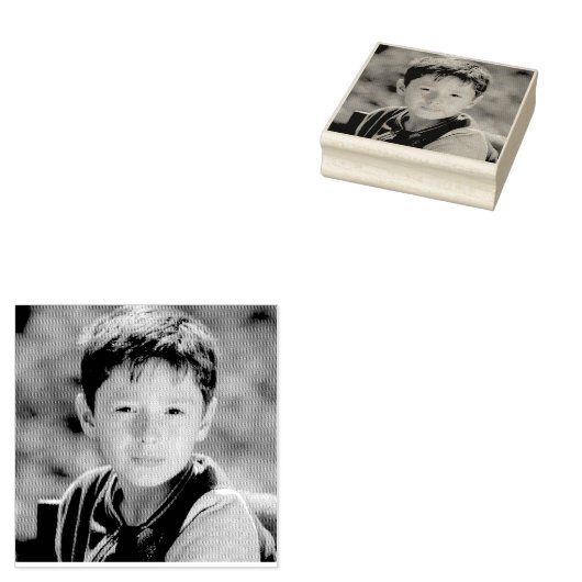 PHOTO CUSTOM RUBBER STAMP RUBBERSTEMPEL (Gestempeld)